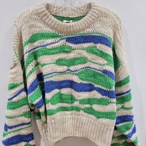 Aerie Multicolor Striped Sweater